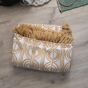 West Elm Geometric Queen Quilt - NWOT